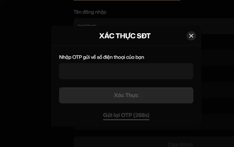 Xác thực tài khoản - bảo mật đa tầng - an toàn người chơi.