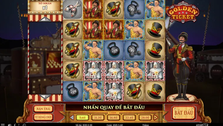 Chinh Phục Đỉnh Cao Cùng Game Nhanh Golden Ticket Tại VaoBet Siêu Đẳng Cấp