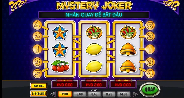 Chinh Phục Kho Báu Với Game Nhanh Mystery Joker Tại VaoBet Đầy Hấp Dẫn
