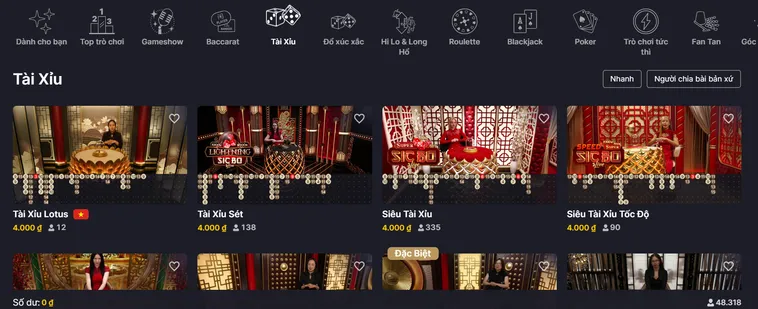 Chinh Phục Đỉnh Cao Cùng Sảnh Game Sicbo Live Tại VaoBet Siêu Đẳng Cấp