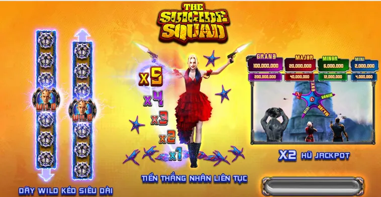 Khám Phá Slot Game Suicide Squad Tại VaoBet Với Cơ Hội Thắng Cược Đỉnh Cao